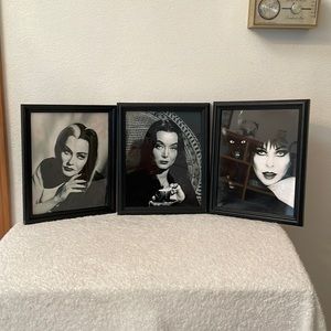 Rockabilly Gothic Divas Photo Prints Black Frames 8x10